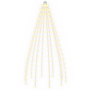 vidaXL Lumi&egrave;res pour sapin de No&euml;l 180 LED Blanc chaud 180 cm