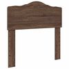 vidaXL Lit de Rangement Chêne brun 75 x 190 cm Bois d'ingénierie