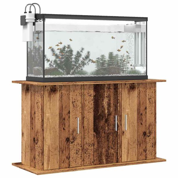 vidaXL Support pour aquarium vieux bois 101x41x58 cm bois d'ing&eacute;nierie