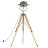 vidaXL Lampadaire &agrave; tr&eacute;pied bois de manguier massif 131 cm