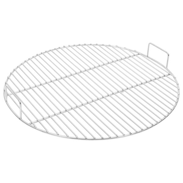 vidaXL Grille de barbecue ronde &Oslash;54 cm acier inoxydable 304
