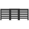 vidaXL Cache-radiateur noir 205x21,5x83,5 cm bois d'ing&eacute;nierie