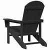 vidaXL Chaise de jardin 2 pcs Noir 82 x 74 x 92 cm Poly&eacute;thyl&egrave;ne