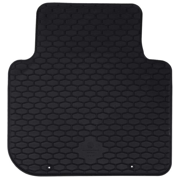 vidaXL Tapis de voiture 4 pcs Noir &Scaron;koda KODIAQ TDI Caoutchouc