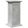 vidaXL Pi&eacute;destal avec rangement gris b&eacute;ton 31x30x60 cm bois ing&eacute;nierie