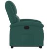 vidaXL Fauteuil inclinable vert fonc&eacute; tissu