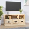 vidaXL Meuble TV chêne sonoma 100x35x50 cm bois d'ingénierie
