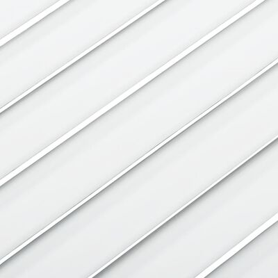 vidaXL Portes d'armoire à persiennes 4pcs blanc 61,5x59,4cm pin massif