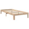 vidaXL Lit bibliothèque sans matelas 100x200 cm bois massif de pin
