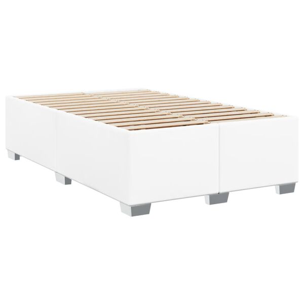 vidaXL Cadre de lit sans matelas blanc 120x200 cm similicuir
