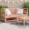 vidaXL Canap&eacute;s d'angle de jardin 2 pcs 70x70x67 cm bois massif douglas