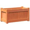 vidaXL Jardini&egrave;re cire marron 60x31x31 cm bois de pin massif