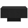 vidaXL Table basse Chêne noir 60 x 60 x 31,5 cm Bois d'ingénierie