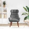 vidaXL fauteuil Gris fonc&eacute; 69 x 74 x 93 cm Velours