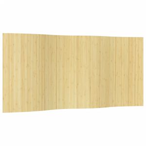 vidaXL Cloison de s&eacute;paration naturel clair largeur 400 cm hauteur 165 cm bambou