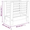 vidaXL Porte-revues 40x26,5x38,5 cm Bois massif de noyer