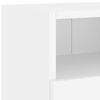 vidaXL Armoires murales TV 5 pcs blanc bois d'ing&eacute;nierie