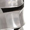 vidaXL Casque de chevalier m&eacute;di&eacute;val antique pour GN Argent&eacute; Acier