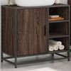 vidaXL Armoire de lavabo de salle de bain chêne marron 65x33x60 cm