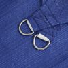 vidaXL Voile d'ombrage 160 g/m&sup2; rectangulaire bleu 3x4,5 m PEHD