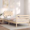 vidaXL Cadre de lit sans matelas 100x200 cm bois massif