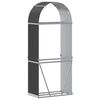 vidaXL Porte-b&ucirc;ches Anthracite 80x45x190 cm Acier galvanis&eacute;