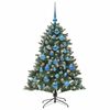 vidaXL Sapin de No&euml;l artificiel Vert 120 cm PVC, plastique et acier
