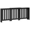 vidaXL Cache-Radiateur Ch&ecirc;ne noir 205 x 21,5 x 83,5 cm