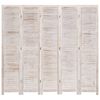 vidaXL Cloison de séparation 5 panneaux 175x165 cm Bois