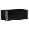 vidaXL Jardini&egrave;re noir 100x50 cm bois massif de pin