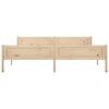 vidaXL Cadre de lit sans matelas bois massif de pin 200x200 cm