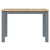 vidaXL Table &agrave; manger Panama gris 117x60x75 cm bois massif de pin