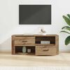 vidaXL Meuble TV Ch&ecirc;ne artisanal 100 x 35 x 40 cm Bois d'ing&eacute;nierie