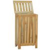 vidaXL Bac &agrave; linge 35x25x60 cm bois de teck massif