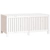 vidaXL Boîte de rangement de jardin Blanc 147x68x64 cm Bois de pin