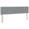 vidaXL Lit de Rangement Gris clair 180 x 200 cm Cuir synth&eacute;tique