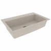 vidaXL Évier de cuisine Beige 79 x 50 x 31 cm Granite