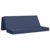 vidaXL Canap&eacute;-lit pliable 180 x 67 x 45 cm Bleu