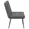 vidaXL Chaise de relaxation gris fonc&eacute; 64x74x84 cm velours
