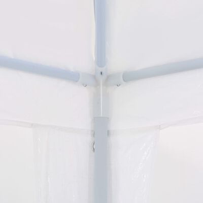 vidaXL Tente de réception 3x9 m PE Blanc