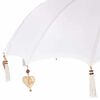 vidaXL Parasol balinais avec base 260 180-190 cm