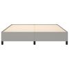 vidaXL Cadre de lit sans matelas gris clair 180x200 cm tissu