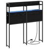 vidaXL T&ecirc;te de lit de rangement Ch&ecirc;ne noir Bois d'ing&eacute;nierie