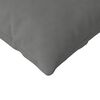 vidaXL Coussins de canap&eacute; 2 pcs Gris fonc&eacute; 200 x 40 cm tissu