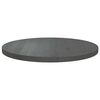 vidaXL Dessus de table Gris &Oslash;60x2,5 cm Bois de pin massif