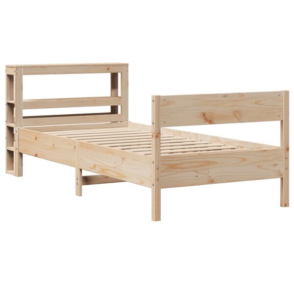 vidaXL Cadre de lit sans matelas 90x200 cm bois de pin massif