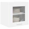 vidaXL Armoire suspendue Blanc 40 x 31 x 40 cm Bois d'ing&eacute;nierie