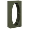 vidaXL Portant de bois chauffage vert olive 50x23x100 cm