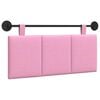 vidaXL T&ecirc;te de lit suspendue Rose Tissu