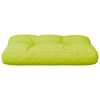 vidaXL Coussin de palette vert vif 60x40x12 cm tissu